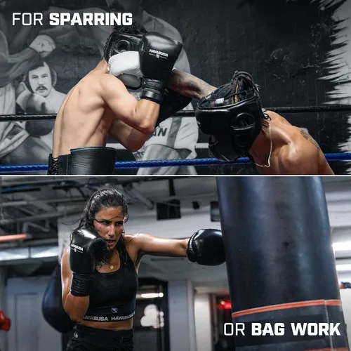 Vista 7 de Hayabusa Guantes de boxeo profesionales de cuero con para hombres y mujeres