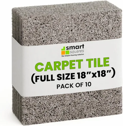 Vista 17 de Smart Squares Easy Street Premium Baldosas de Alfombra Hechas en los Estados Unidos 18x18 Pulgadas, Suavemente Acolchadas, Apariencia Sin Costuras