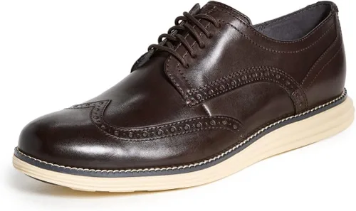 Vista 15 de Cole Haan Men's OriginalGrand Shortwing Oxford Negro Cuero/Blanco