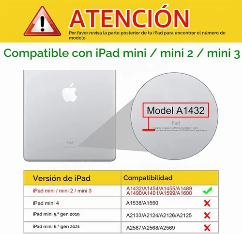 Vista 2 de BMOUO Funda para iPad mini 1 2 3, iPad mini 1/2/3 para niños – Protector de pantalla integrado, a prueba de golpes, ligera, funda rígida con soporte
