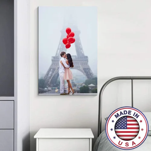 Vista 2 de NWT Impresiones de lienzo personalizadas con tus fotos, ideas de aniversario, imágenes de lienzo personalizadas para pared para imprimir enmarcadas