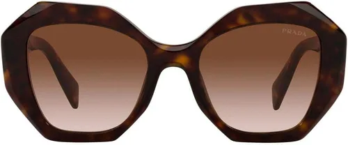 Vista 2 de Prada PR 16WS 2AU6S1 - Gafas de sol geométricas de plástico tortuga lente marrón degradado