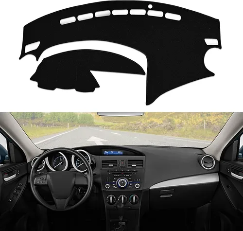 Vista 15 de Alfombrilla para salpicadero compatible con Chevy Tahoe Suburban Denali Avalanche 07-14, GMC Yukon/XL, Chevy Silverado 07-13, GMC Sierra sin altavoz