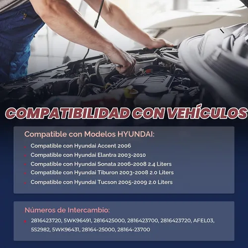Vista 2 de MOSTPLUS 5WK96431 Medidor de sensor de flujo de aire masivo MAF de reemplazo directo MAF compatible para Hyundai 28164-23700