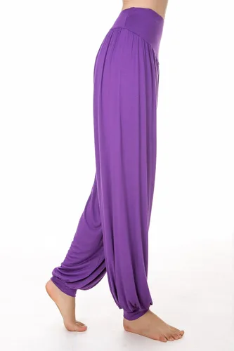 Vista 61 de Pantalones de algodón para mujer, elásticos, suaves, para yoga, deportes