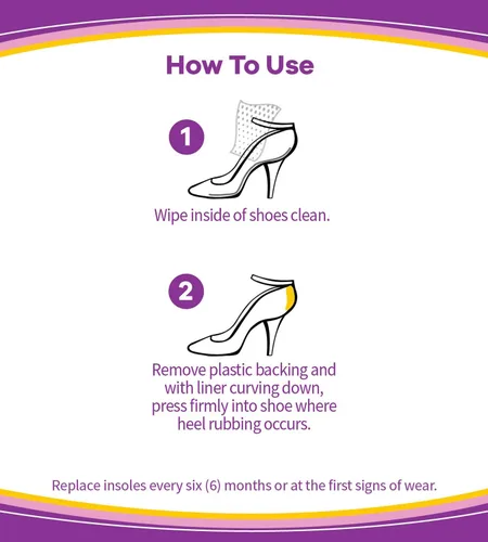 Vista 6 de Dr. Scholl's Stylish Step - Forro de talón de gel, 1 par, talla única