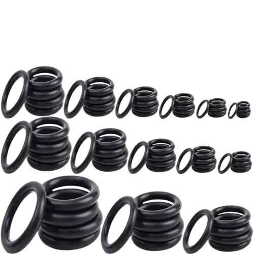 Vista 5 de 18 Sizes Nitrile Rubber Kit Pressure Oil and Water Resistant Round Seal Gasket Universal O Ring Washer Compatible with Car Auto