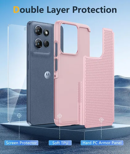 Vista 620 de FNTCASE Funda para iPhone 17 Pro: Fundas delgadas translúcidas de color azul claro compatibles con MagSafe, protección completa de la cámara