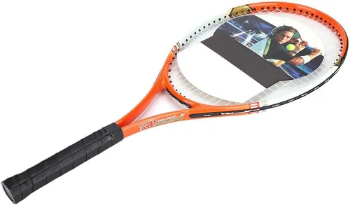 Vista 7 de Raqueta de tenis, 1 raqueta de tenis profesional para adultos, raquetas de tenis recreativas de aleación de aluminio con bolsa de transporte