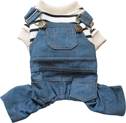 Vista 30 de Ropa para perros de verano con lazo, camisas elegantes para mascotas para perros pequeños, niños y niñas, cachorros, overol clásico, traje clásico