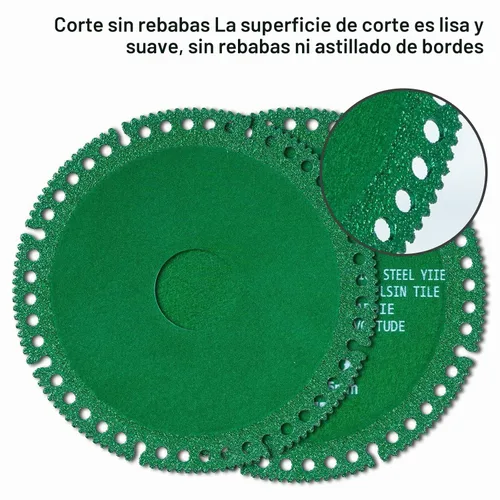 Vista 4 de Disco indestructible para amoladora, rueda de corte de sierra de diamante, amoladora angular, herramienta giratoria de corte de azulejos de vidrio