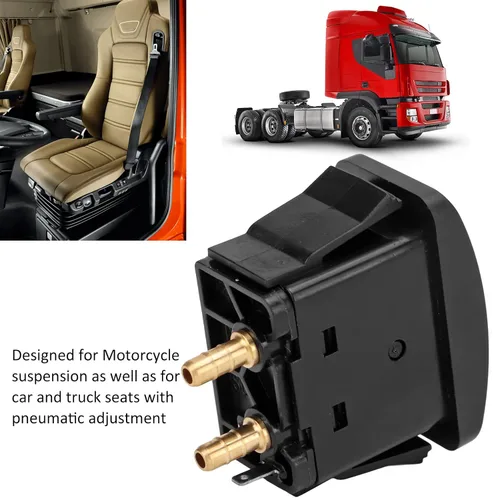 Vista 3 de Interruptor de activación con resorte de aire, kit de suspensión neumática ABS ON Off ON ON Lift Universal para asiento de suspensión neumática