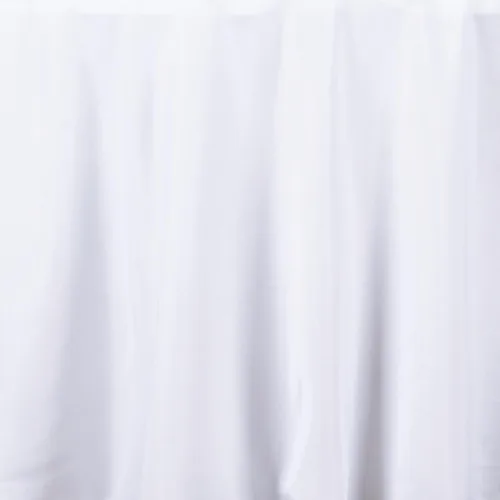 Vista 3 de TABLECLOTHSFACTORY Mantel redondo blanco de 70 pulgadas, mantel de poliéster, resistente a las manchas y a las arrugas, lavable, para bodas