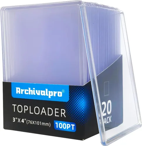 Vista 11 de 35PT Toploader - Fundas para tarjetas, 25 unidades, 3 x 4 pulgadas, Ultro transparente, para tarjetas intercambiables (25 unidades, 35 unidades)