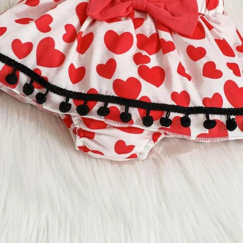 Vista 7 de My Fisrt - Conjunto de falda con estampado de corazón y elefante, para bebé, niña y niña