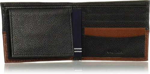 Vista 5 de Nautica Pebble Two-Tone Leather Wallet