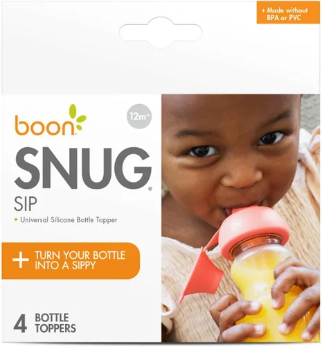 Vista 6 de Boon Snug Sip - Tapones universales de silicona para botellas de agua