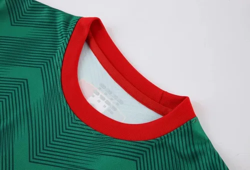 Vista 3 de Dizi México Green Futbol Sports - Juego de camiseta de fútbol americano para niños y jóvenes