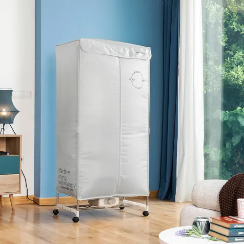 Vista 3 de Secadora Eléctrica Portátil de 2 Alturas Dupledry InnovaGoods 1200 W