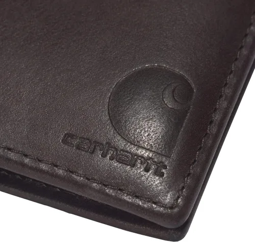 Vista 5 de Carhartt Carteras duraderas de cuero marrón aceitado, para hombre, disponibles en varios estilos