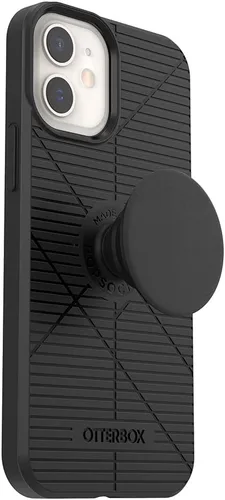Vista 4 de Funda OtterBox + POP para Apple (Apple iPhone 12 Mini, color negro)