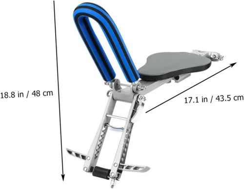 Vista 6 de Asiento de bicicleta ajustable para niños de aleación de aluminio al aire libre asiento de bicicleta de liberación rápida
