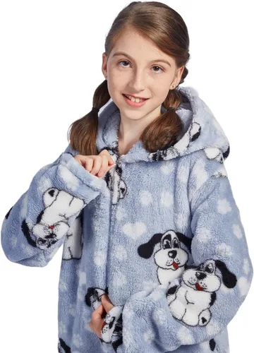 Vista 5 de Pijama suave con capucha, disfraz de Halloween, regalos para niñas