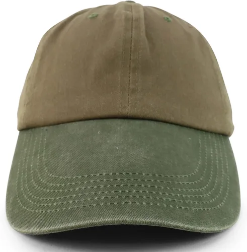 Vista 3 de Armycrew Gorra de béisbol teñida con pigmento de pico largo de 4 pulgadas XXL