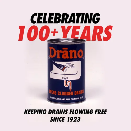 Vista 7 de Drano Removedor de obstrucciones de espuma de doble fuerza, línea comercial, 17 onzas