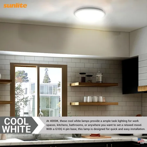 Vista 5 de Sunlite - Lámparas fluorescentes circulares 4100K Blanco fresco