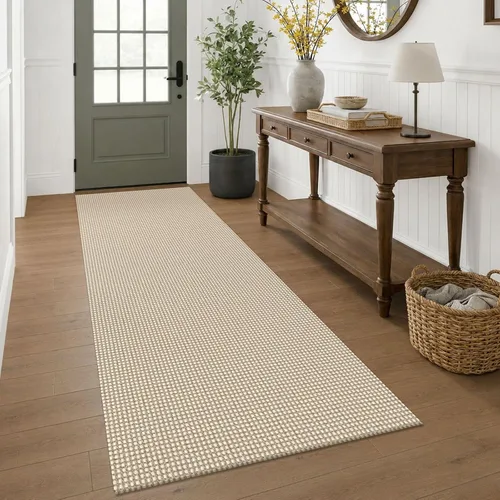 Vista 207 de KOZYFLY - Tapete para puerta de interior, lavable, pequeña, antideslizante, con respaldo de goma, felpudo de algodón para el hogar, color negro