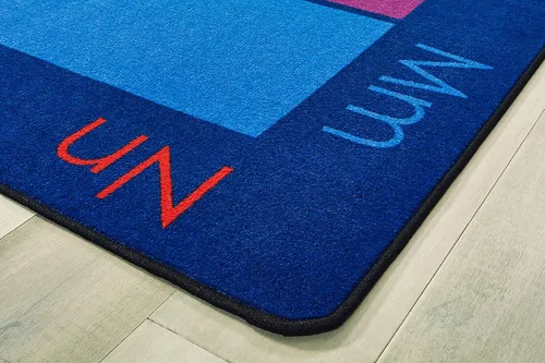 Vista 4 de Carpets for Kids 8612 Colorful Places - Alfombra rectangular para aula, 7 pies 6 pulgadas x 12 pies, multicolor