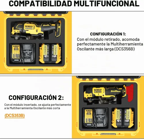 Vista 3 de Funda para multiherramienta oscilante Dewalt - Compatible con DCS356B