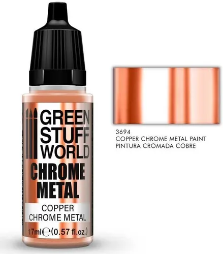 Vista 2 de Green Stuff World para Modelos y Miniaturas Pintura Cromo - Cobre 3694