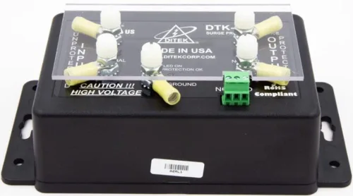 Vista 2 de DITEK DTK-120SRD Paneles de control y otros equipos críticos, protector contra sobretensiones que protegen los circuitos de alimentación de 120VCA