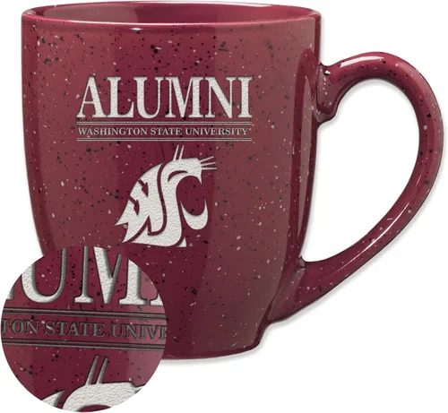 Vista 131 de Rico Industries NCAA Illinois Fighting Illini Alumni - Taza de café de cerámica moteada grabada con láser de 16 onzas