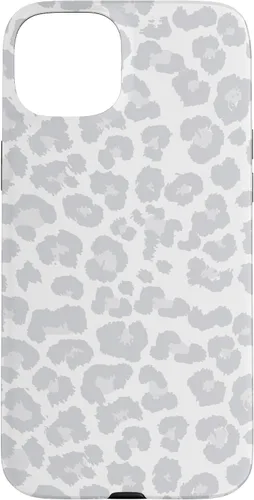 Vista 9 de Blanco Gris Guepardo Estampado De Leopardo Animal Skin Lindo Moda Caso Para iPhone 17