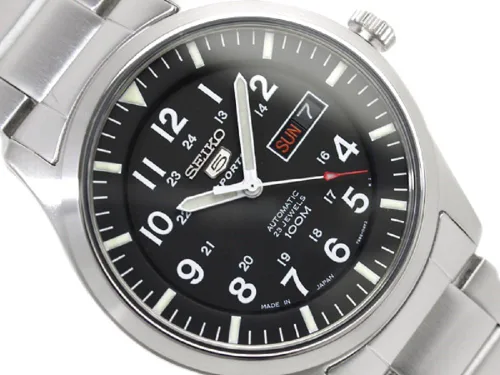 Vista 2 de SEIKO Reloj automático para hombre Hecho en Japón Negro SNZG13J1, Negro -, Automático