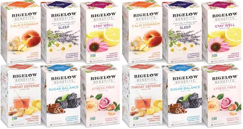 Vista 14 de Bigelow Benefits Sleep - Caja de té herbal de manzanilla con lavanda