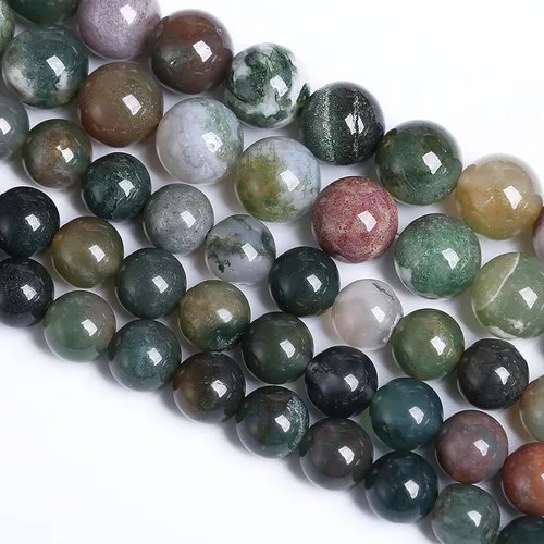 Vista 39 de 60 cuentas sueltas de piedra natural de turquesa africana de 0.236 pulgadas (6 mm) para hacer joyas, pulseras de bricolaje