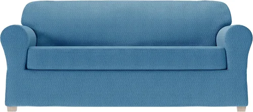 Vista 33 de Zenna Home Simply Fit - Funda elástica para sofá (1 pieza), color crudo