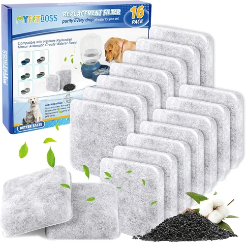 Vista 12 de Filtro de agua de repuesto para perros, filtro de agua para perros, filtro de agua para mascotas compatible con cuencos de agua automática por