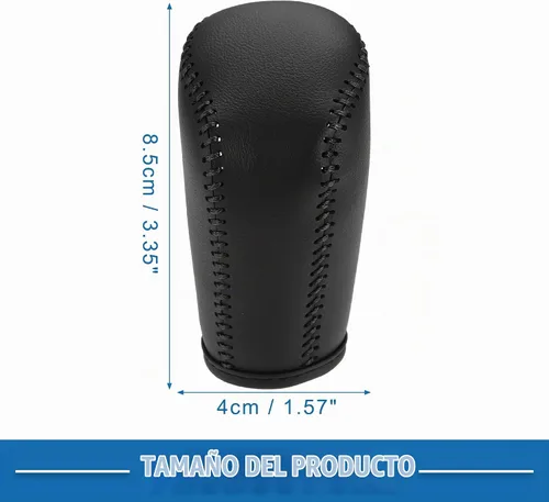 Vista 5 de Funda para palanca de cambios de coche para Mazda CX-5 17-22 Negro