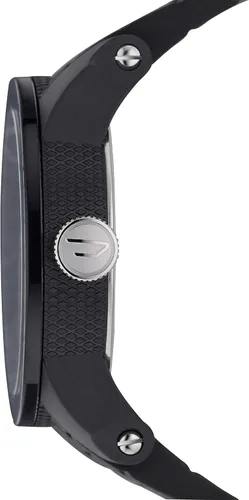 Vista 3 de Diesel Reloj doble para hombre con correa de silicona