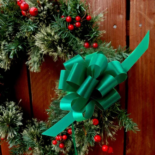 Vista 8 de GiftWrap Etc. Lazos de regalo - 5 pulgadas de ancho, juego de 9, otoño Estampados navideños 1