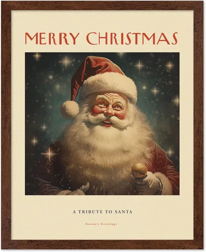 Vista 37 de Poster Master A Holly Jolly - Póster navideño, arte de invierno, diseño de pared moderno, regalo para hombres y mujeres, gran decoración para sala