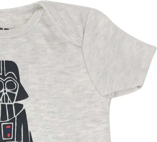 Vista 2 de STAR WARS Body de manga corta para bebé del Día del Padre Yoda Darth Vader