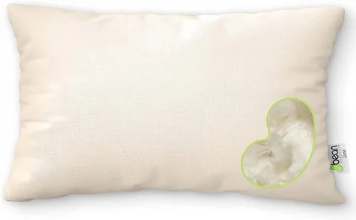 Vista 9 de Bean Products Almohada y funda de almohada orgánica Kapok, estándar de 20 x 26 pulgadas Adjustable Firm Cooling Support - Bed Pillow & Case- For