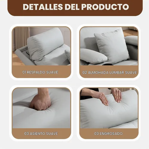 Vista 9 de FiveWillowise Silla mecedora eléctrica para guardería con reposabrazos Gris claro
