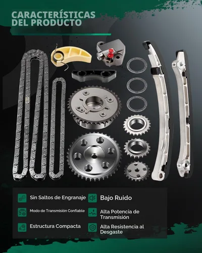 Vista 5 de SCITOO 1L5Z6268AA Kit de juego de cadena de distribución del motor reemplaza para Mazda 3 CX-7 6 2.3L